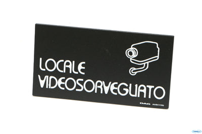 Segnaletica Telecamere -Video Cm 8X15