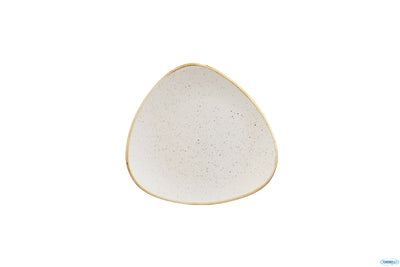 Stonecast Avorio-Piatto Fondo Triangolare Cm 23,5 Swhstrb91