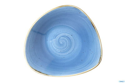 Stonecast Blu-Piatto Fondo Triangolare Cm 23,5 Scfstrb91
