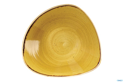 Stonecast Giallo-Piatto Fondo Triangolare Cm 23,5 Smsstrb91