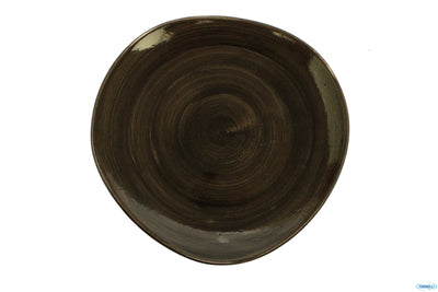 Stonecast Iron Black-Piatto Piano Organic Cm 28,6 Paibog111