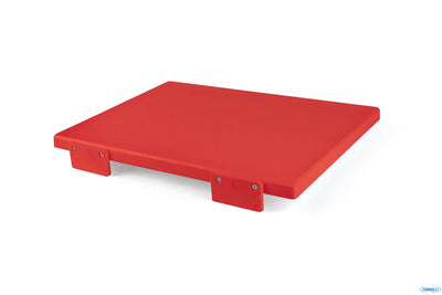 Tagliere Con Fermi Polietilene 40X30X2 Rosso 5596