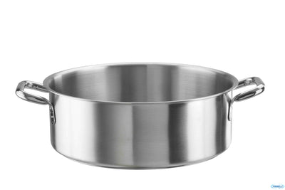Tender-Casseruola Bassa 2Manici Cm 40H14,5 Lt18 Inox 33900940