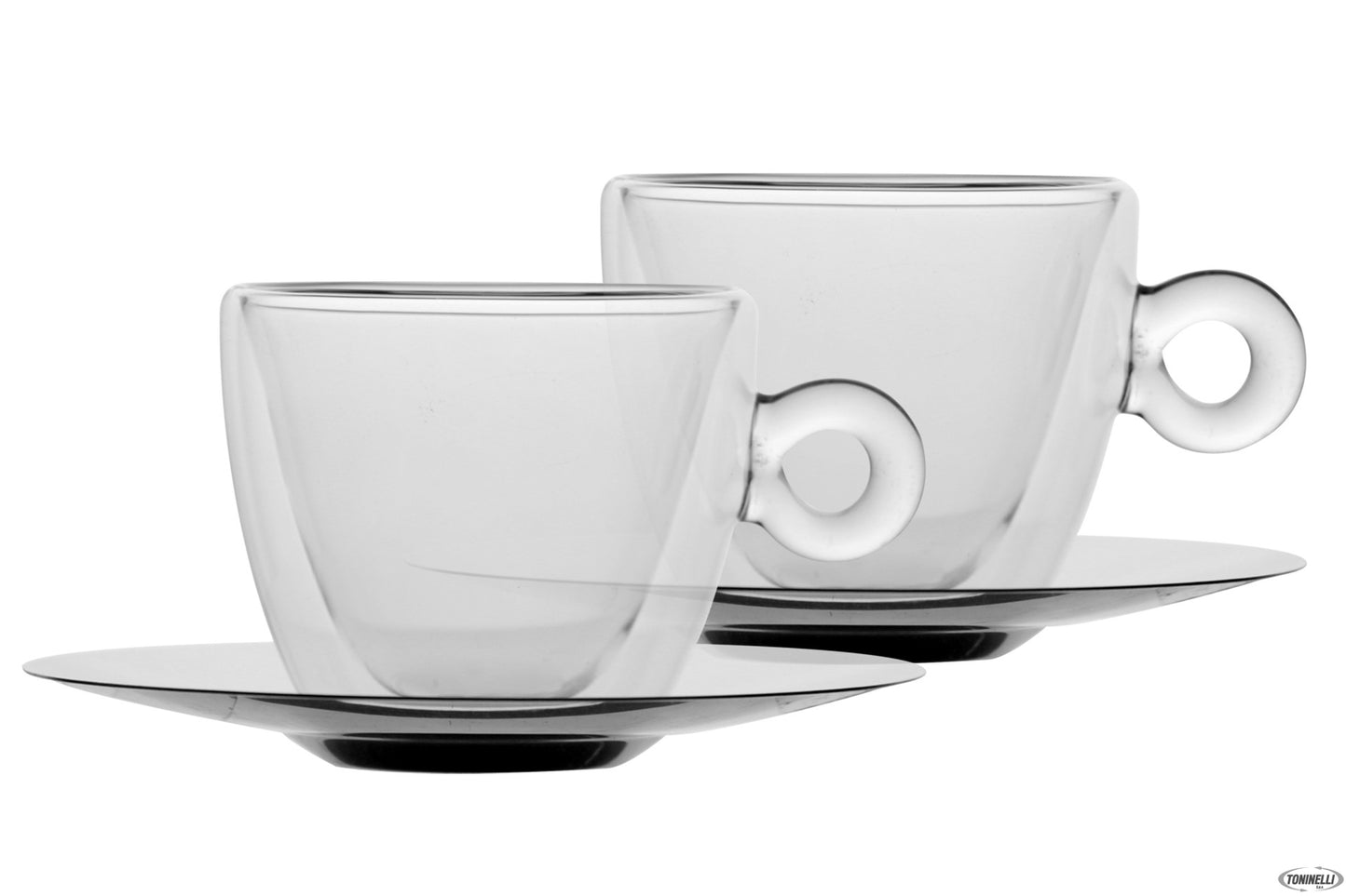 Thermic Glass Set 2 Tazze Cappuccio Cl.16,5 Con Piatto 1008601