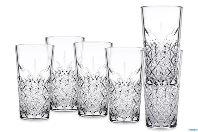 Timeless Temperato Impilabile - Confezione 6 Bicchieri Long Drink Cl 47