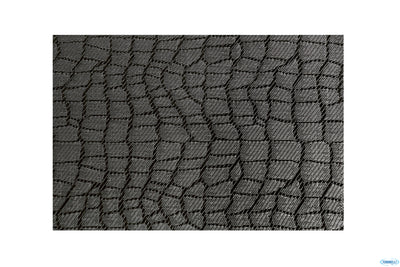 Tovaglietta Trama Mosaico Cm.45X33 Colore: Nero/Grigio 70Percento Pvc, 30Percento Poliestere 60509