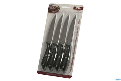 Tuttixuno-Confezione 4 Coltelli Bistecca Maxi Lama Dentata 2254B