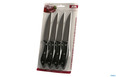 Tuttixuno-Confezione 4 Coltelli Bistecca Maxi Lama Liscia 2256B