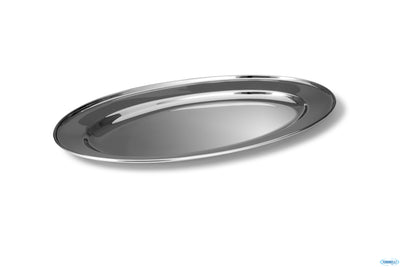 Vassoio Ovale Inox Cm 60X41,5 7099