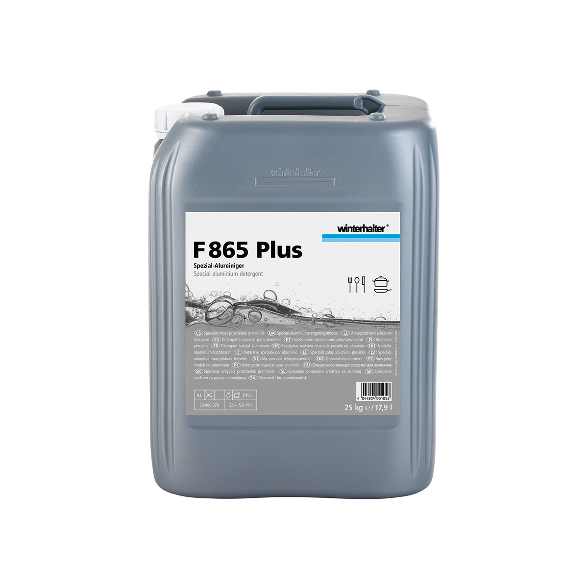 Detergente liquido F865 plus - Tanica da 17,9 lt.