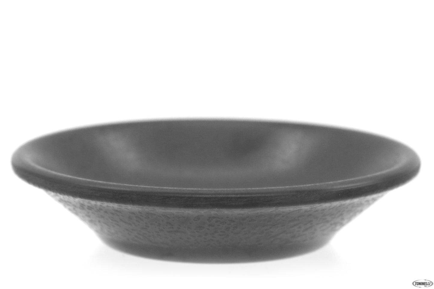 Zen-Coppetta In Melamina Nera Aspetto Gres Cm.8 H.1,5 83723