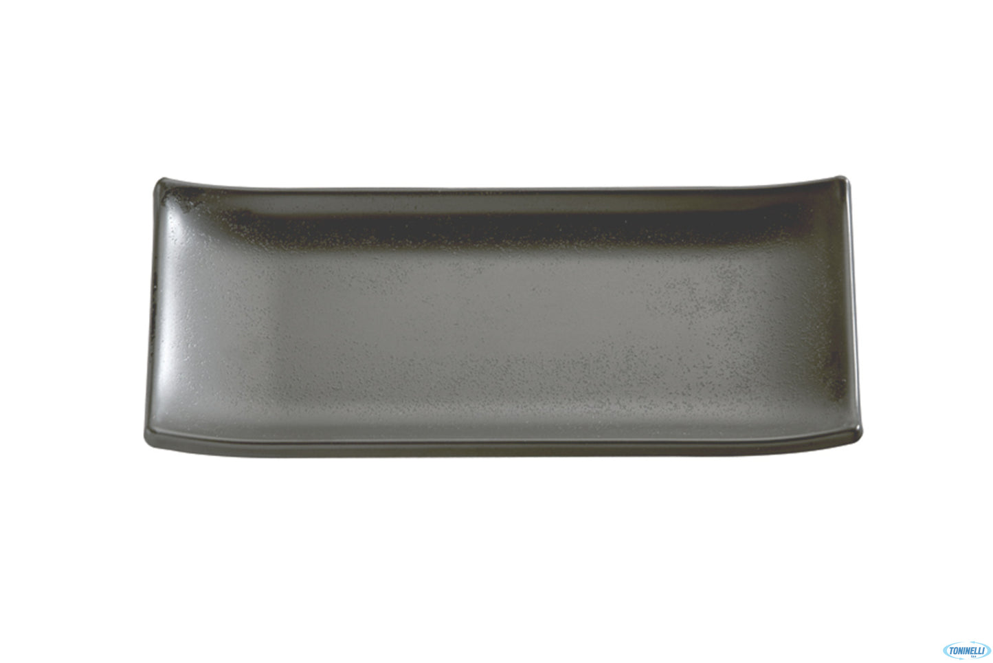Zen-Vassoio Sushi Rettangolare In Resistente Melamina Nera Cm 22,5X9,5 83744